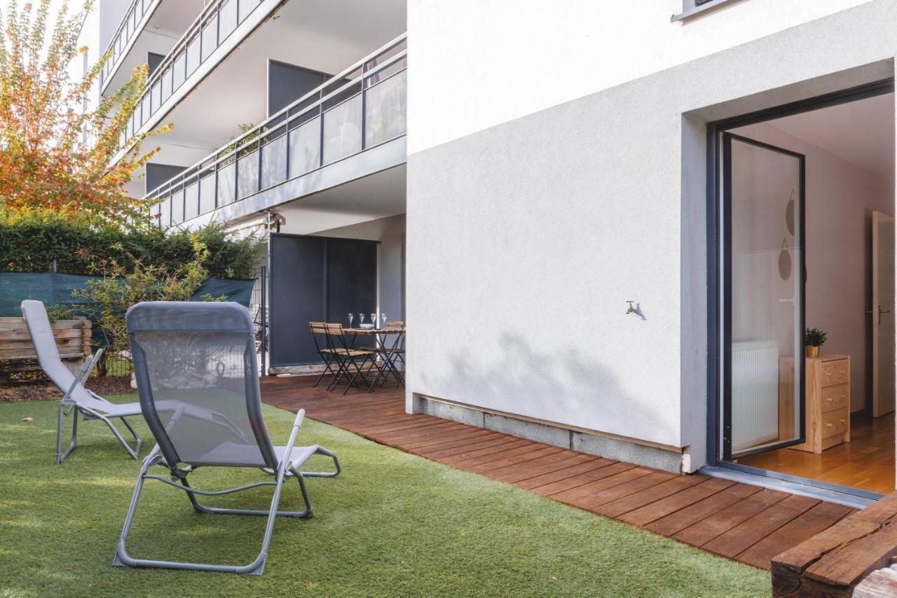 Superbe Appartement Terrasse Rdc - New Location 布雷斯地区布尔格 外观 照片