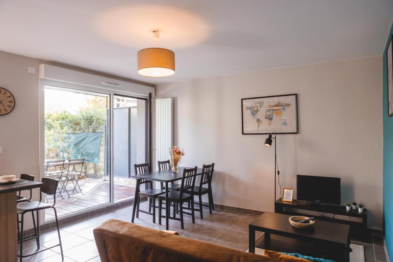 Superbe Appartement Terrasse Rdc - New Location 布雷斯地区布尔格 外观 照片